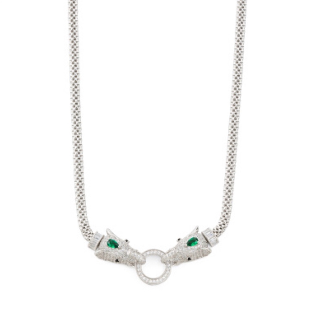 Elephant necklace. Sterling silver. Unisex.